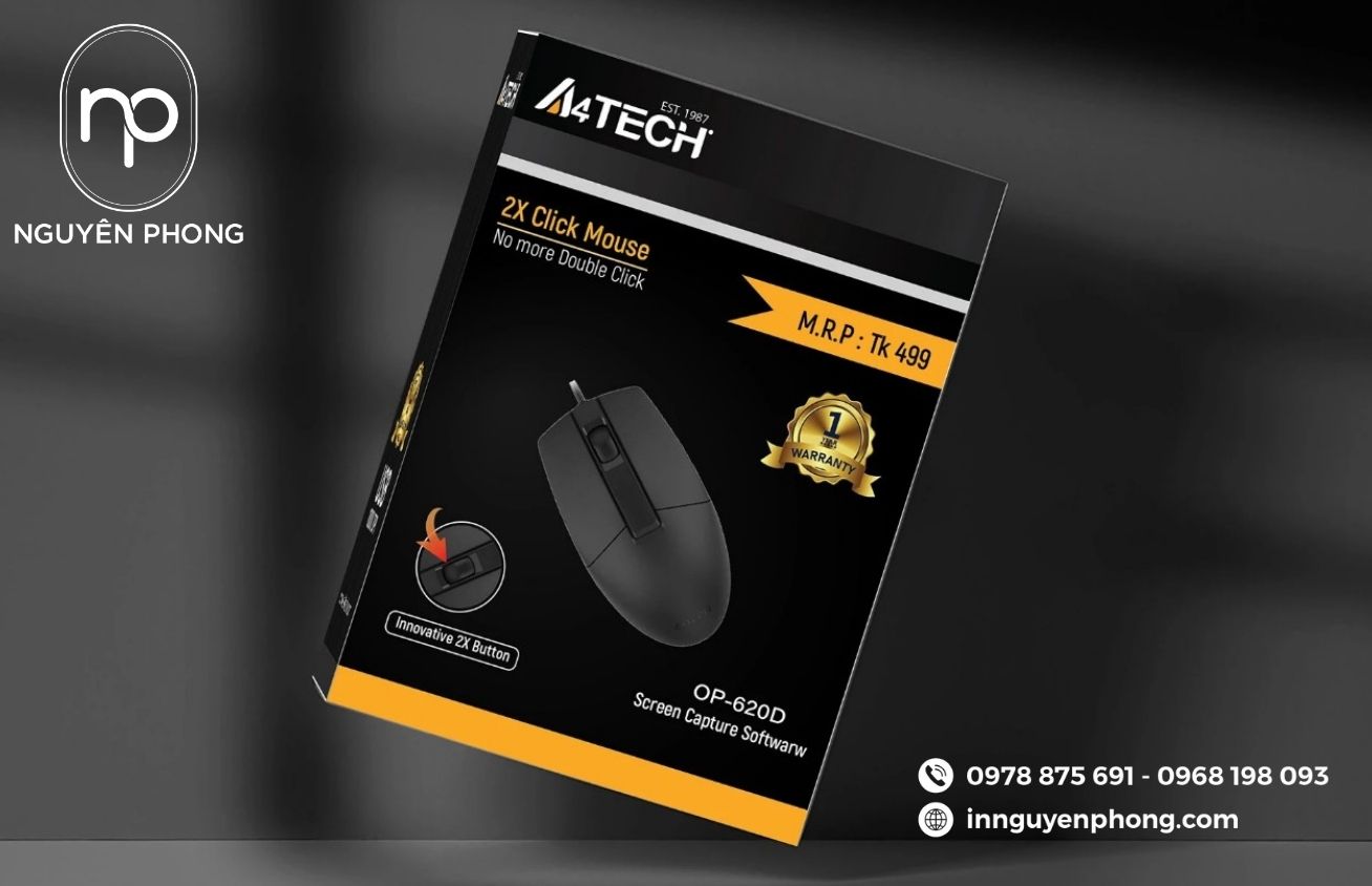 Mẫu hộp đựng chuột máy tính 